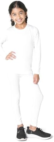 Everyday Kids Girls Thermal Long John Set Cozy and Warm for Winter