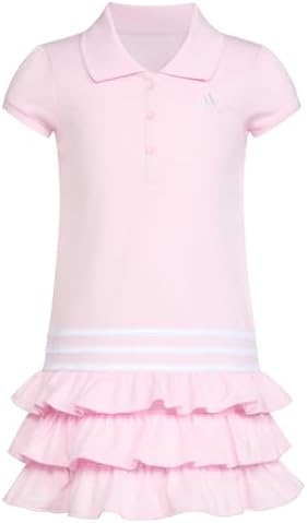 Adidas Girls Active Polo Ruffle Dress