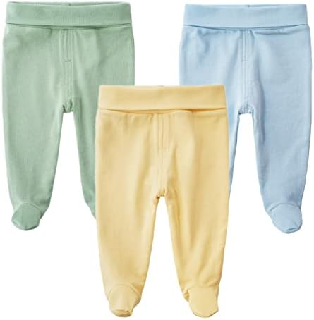 3-Pack Teach Leanbh Infant Baby Cotton High Waist Leggings