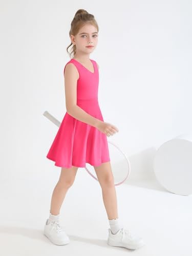 Haloumoning Girls V-Neck Athletic Dress