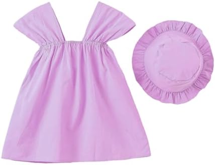 Adorable Toddler Girls Smocked Dresses Sun Hats