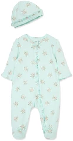 Little Me Harmless 100 Cotton Romper with Hat