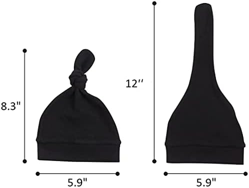 Adjustable Baby Knit Hat Soft and Warm for Growth