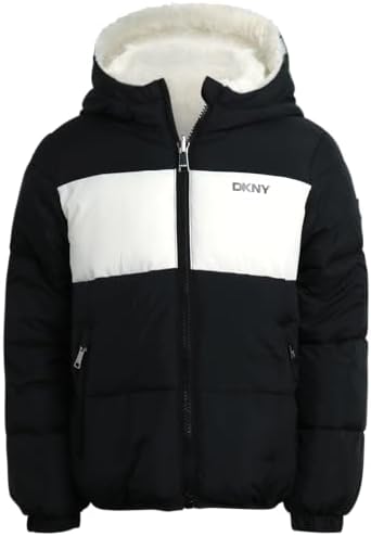 DKNY Style Statement Puffer Jacket for Girls 7-16