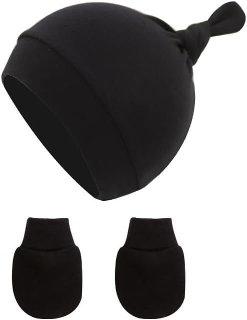 Adjustable Baby Knit Hat Soft and Warm for Growth