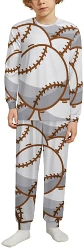 Thermal Underwear Set for Kids Christmas Candy Cane Unisex Baselayer