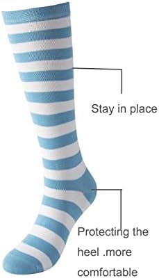 Cerebro StripeK CASUAL KNEE-HIGH SOCKS FOR GIRLS