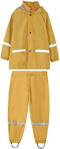 EnJo Cho Boys Windproof Rain Jacket for Kids US8-10