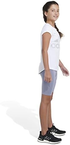 Adidas Girls Aeroready Graphic Bike Short