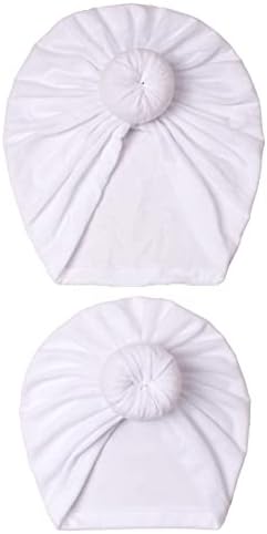 Natural Cotton Infant Elatics Turban Hat