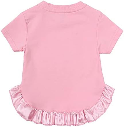 Girls Baby Summer Cotton T-Shirt Shorts Set 2Pcs