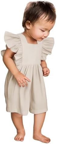 Cotton Linen Baby Jumpsuit