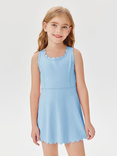 Batermoon Girls Athletic Tennis Dress and Shorts Comfortable Stylish
