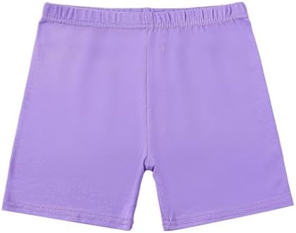 Girls Basic Athletic Shorts Soft Stretchy Dance wear for Kids