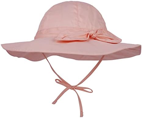 Adjustable Straw Sun Hat for Girls UPF 50 Protection