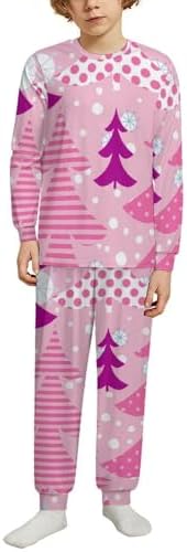 MEIKKO Christmas Snowman Thermal Pajamas for KidsSoft and Comfortable