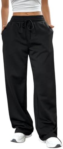 SOLY HUX Straight Wide Leg Sweatpants