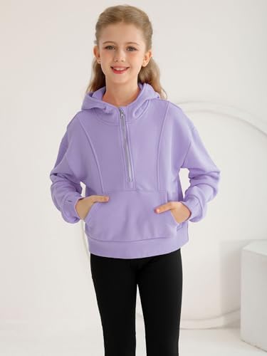 Adarl Girls Hybrid Half Zip