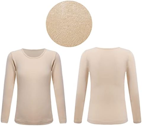 Kids Girls Fleece Lined Thermal Underwear
