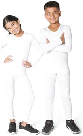Everyday Kids Girls Thermal Long John Set Cozy and Warm for Winter
