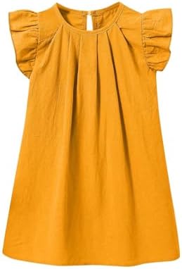 Stylish Ruffled Sundress for Toddler Girls Summer Beach wear