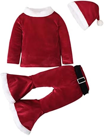 EnJoCho 4PC Christmas Cosplay Outfit for Kids 1-7 Years