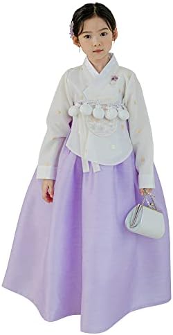Ivory Foil Trad Dress for Korean Kids