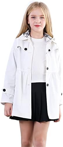 Betusline Girls Trench Coat - Festive Design