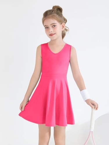 Haloumoning Girls V-Neck Athletic Dress