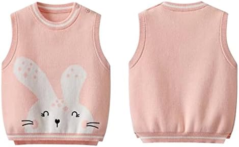 Newborn Baby Glow Sleeveless Knitted Sweater - Autumn Brown for Girls Boys