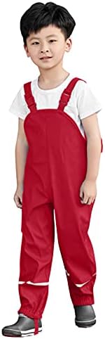 Little Ones Waterproof Rain Suspender Pants