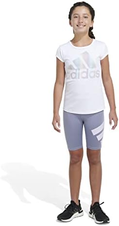 Adidas Girls Aeroready Graphic Bike Short