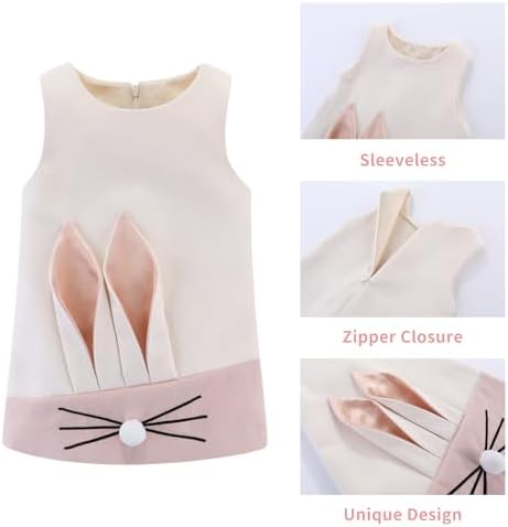 Adorable Easter Bunny Overalls for Kids 2-8 Years Mud Kingdom