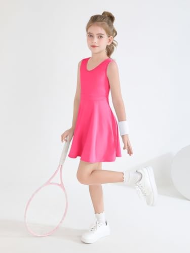 Haloumoning Girls V-Neck Athletic Dress