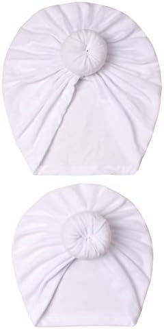 Natural Cotton Infant Elatics Turban Hat