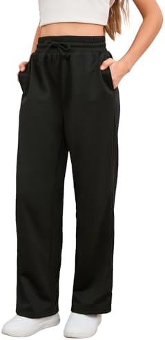 SOLY HUX Straight Wide Leg Sweatpants