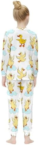 Girls Thermal Pajama Set - Soft Comfortable with Cute Design
