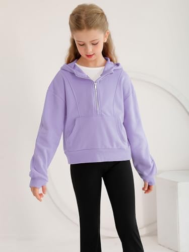 Adarl Girls Hybrid Half Zip