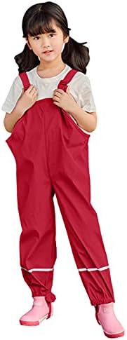 Waterproof Rain Pants for Kids Reflective Durable