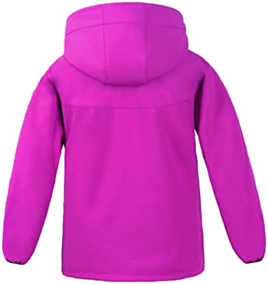 Thick Windbreaker Jacket Boys Girls Softshell