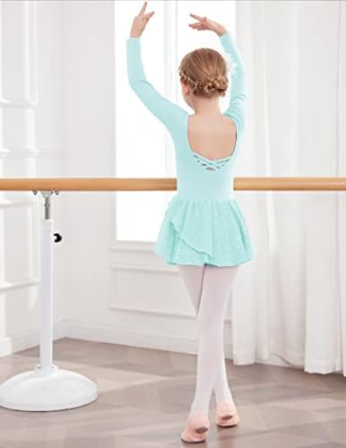 Arshiner Kids Girls Classic Long Sleeve Leotard Dance Ballet Dress
