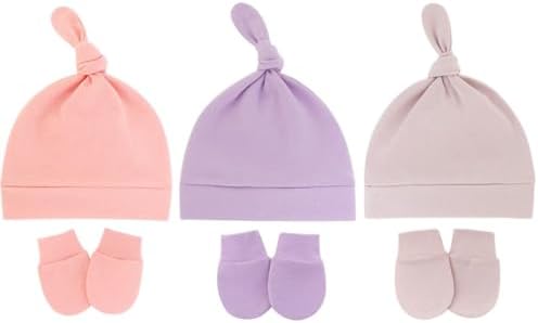 Adjustable Adjustable Knot Knitted Unisex Hat for Baby