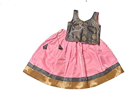 Satin Silk Lehenga for Baby Girls