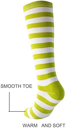Cerebro StripeK CASUAL KNEE-HIGH SOCKS FOR GIRLS