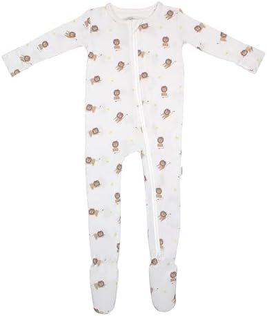 Bamboo Little Soft Footie Pajamas for Newborns 0-24 Months