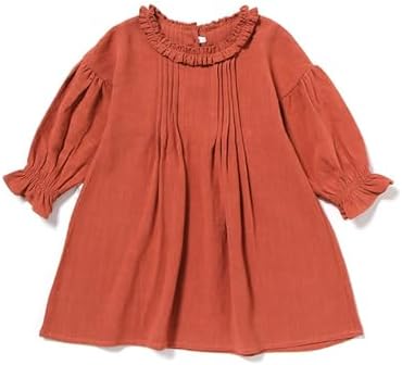 Beessbest Toddler Girl Ruffle Long Sleeve Dress