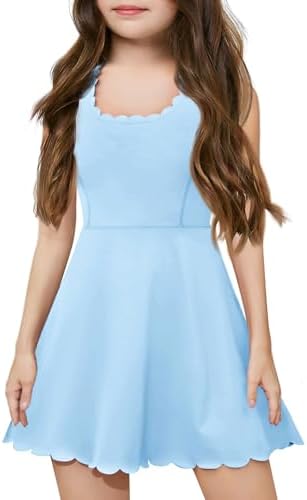 Batermoon Girls Athletic Tennis Dress and Shorts Comfortable Stylish