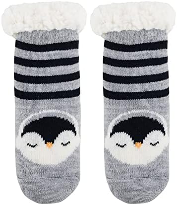 Warm Cozy Fuzzy Socks for Kids Non-Skid Fall-Winter Protein Gift