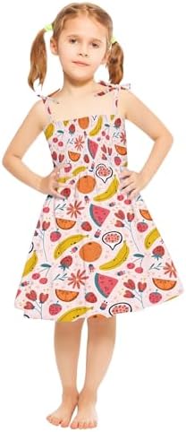 Beessbest Toddler Girls Polka Dot Print Dress Casual Beach Wear
