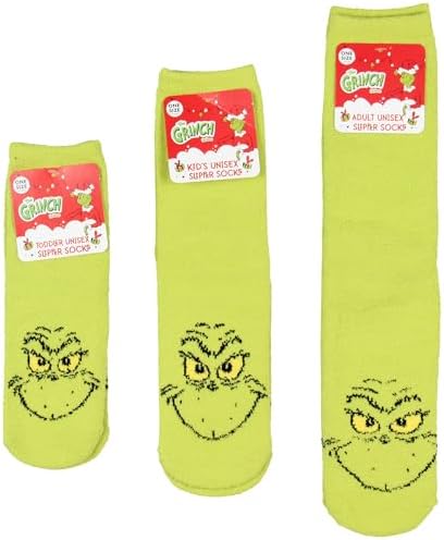 Grinch Slipper Socks